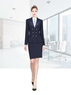 純色女士西服套裝夏季職業正裝